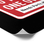 Poster Propriétaire de 50 ans (Coin)