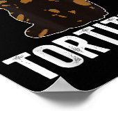 Poster Propriétaire de chat écaille de tortue à caractère (Coin)