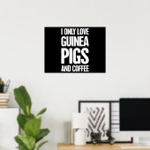 Poster Propriétaire du porc de Guinée (Bureau à domicile)