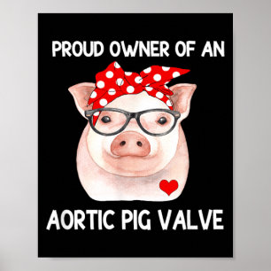 Poster Propriétaire fier d'une maladie cardiaque valvulai