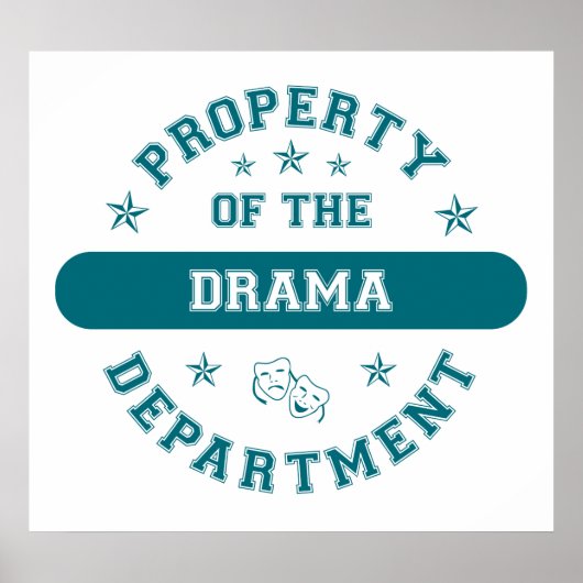 Poster Propriété du Département du théâtre (Devant)