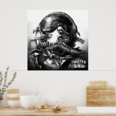 Poster Propriété Du Pilote De Combat (Cuisine)