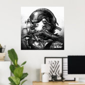 Poster Propriété Du Pilote De Combat (Bureau à domicile)