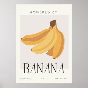 Poster Propulsé par Banana Minimalist Healthy Living