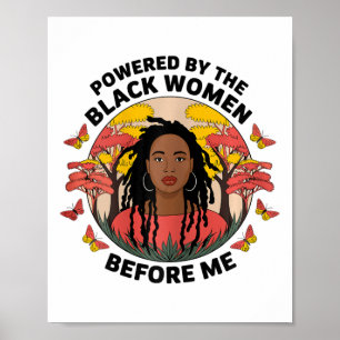 Poster Propulsé Par La Femme Noire Avant Moi Histoire Noi