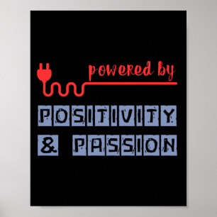 Poster Propulsé par la positivité et la passion