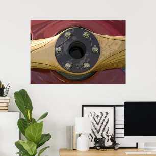 Poster Propulseur en bois