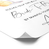Poster Prosecco - aider la mariée occupée Adresse (Coin)
