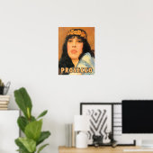 Poster Prosecco Classique Femme, Style Vintage (Bureau à domicile)