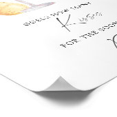 Poster Prosecco - combien de baisers jeu de douche nuptia (Coin)