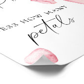 Poster Prosecco - combien de pétales Jeux de douche nupti (Coin)