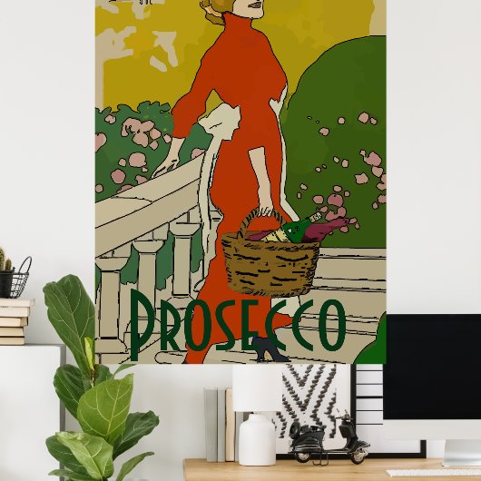 Poster Prosecco, Livraison à domicile (Bureau à domicile)