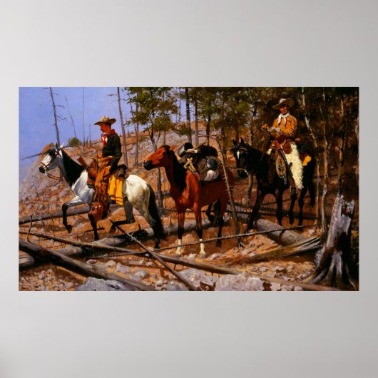 Poster Prospection pour l'élevage de bétail Frederic Remi (Devant)