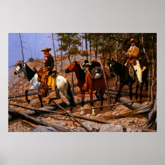 Poster Prospection pour l'élevage de bétail Frederic Remi (Devant)