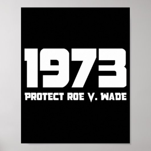 Poster Protect Roe V 1973 (Devant)