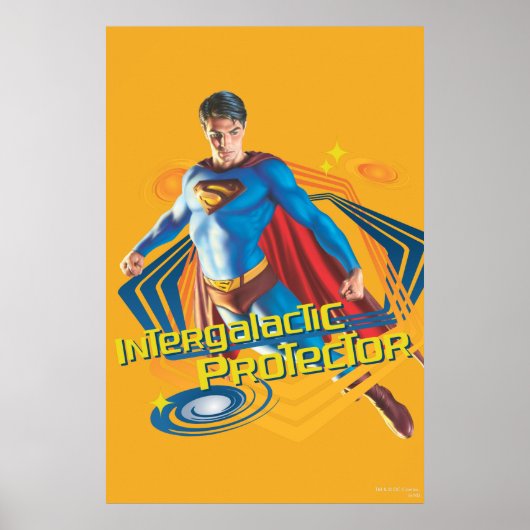 Poster Protecteur intergalactique Superman (Devant)