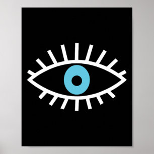 Poster Protection contre le mauvais œil spirituel esthéti