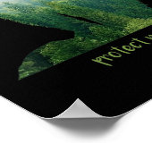 Poster Protection de la nature des femmes Protection De l (Coin)