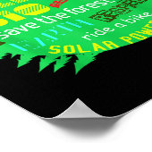 Poster Protection de l'environnement autour de la forêt m (Coin)