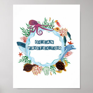 Poster Protection de l'environnement Conservation de la n