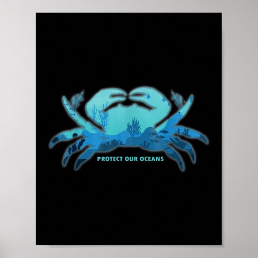 Poster Protection De l'environnement contre le crabe, pro (Devant)
