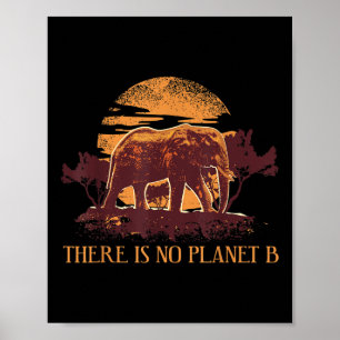 Poster Protection de l'environnement de l'éléphant Protec