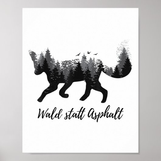 Poster Protection De l'environnement des animaux (Devant)