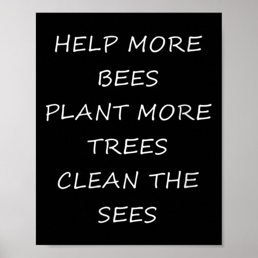 Poster Protection De l'environnement des femmes - Aider (Devant)