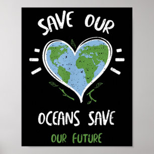 Poster Protection de l'environnement_ Sauvez nos océans É