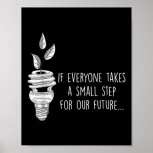 Poster Protection du climat, protection de la nature, env