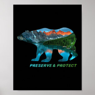 Poster Protéger & ; Protection De l'environnement, C