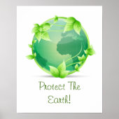 Poster Protéger La Terre (Devant)