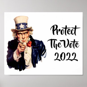Poster Protéger L'Affiche Du Vote 2022