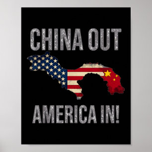 Poster Protéger l'Amérique - Canal de Panama - Chine deho