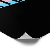 Poster Protéger l'autocollant Transgenre Pride pour les e (Coin)