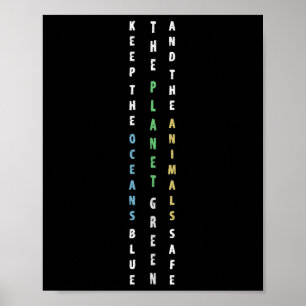 Poster Protéger Le Clim De Protection De l'environnement