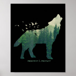 Poster Protéger le climat de protection De l'environnemen
