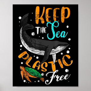 Poster Protéger L'Environnement Libre En Plastique De La