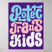 Poster Protéger les enfants trans (Devant)
