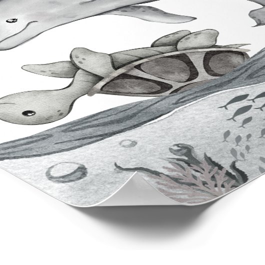 Poster protéger les océans (Coin)