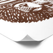 Poster Protéger nos parcs Ours Graphic Parc national Funn (Coin)