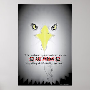 POSTER PROTÉGER NOTRE VIE SAUVAGE DE LA POISON DE RAT