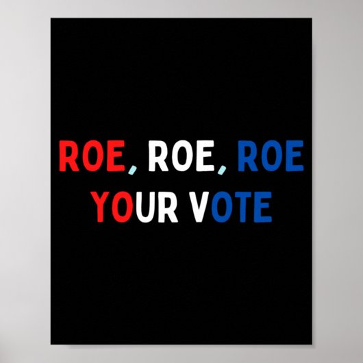 Poster Protéger Roe Roe Roe Roe Votre Vote Pro Roe Pro C (Devant)