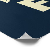 Poster Protégez vos pieds Rétro sécurité au travail (Coin)