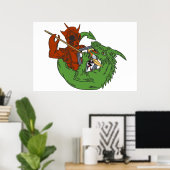 Poster ProtoBucko - Mème Jordan Peterson (Bureau à domicile)