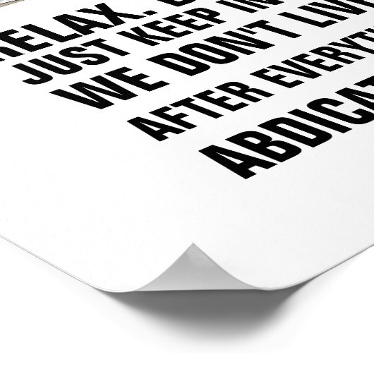 Poster PROTOCOLE POTTY sans cadre (Coin)