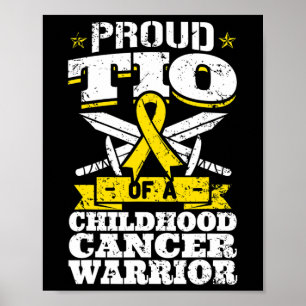 Poster Prou Tio De La Lutte Contre Le Cancer De L'Enfance