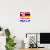 Poster Proud German American (Bureau à domicile)