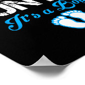 Poster Proud New Auntie It's A Boy Gender Reveal Funny Fa (Coin)