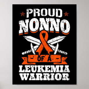 Poster Proud Nonno Of A Leukemia Warrior Grandpa Aware